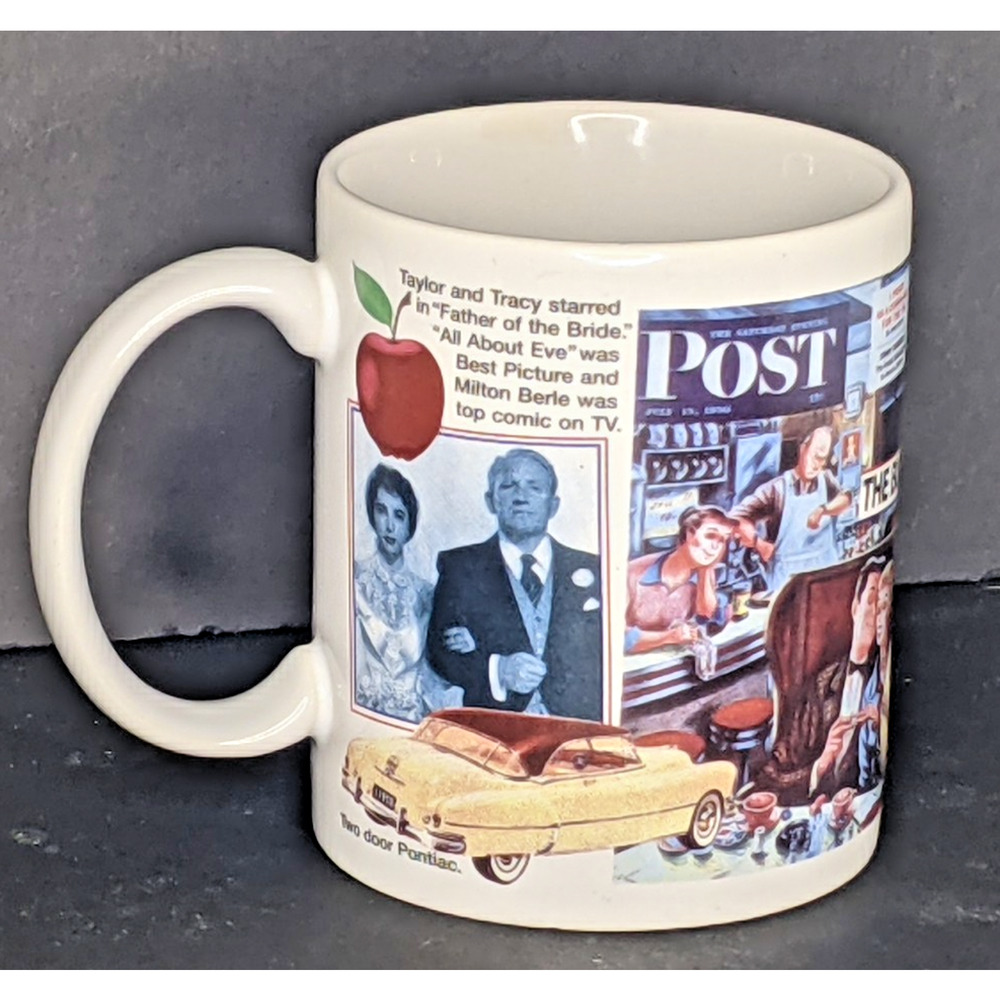 1950 Mug Cup A Banner Year Excellent Gift - Picture 3 of 7